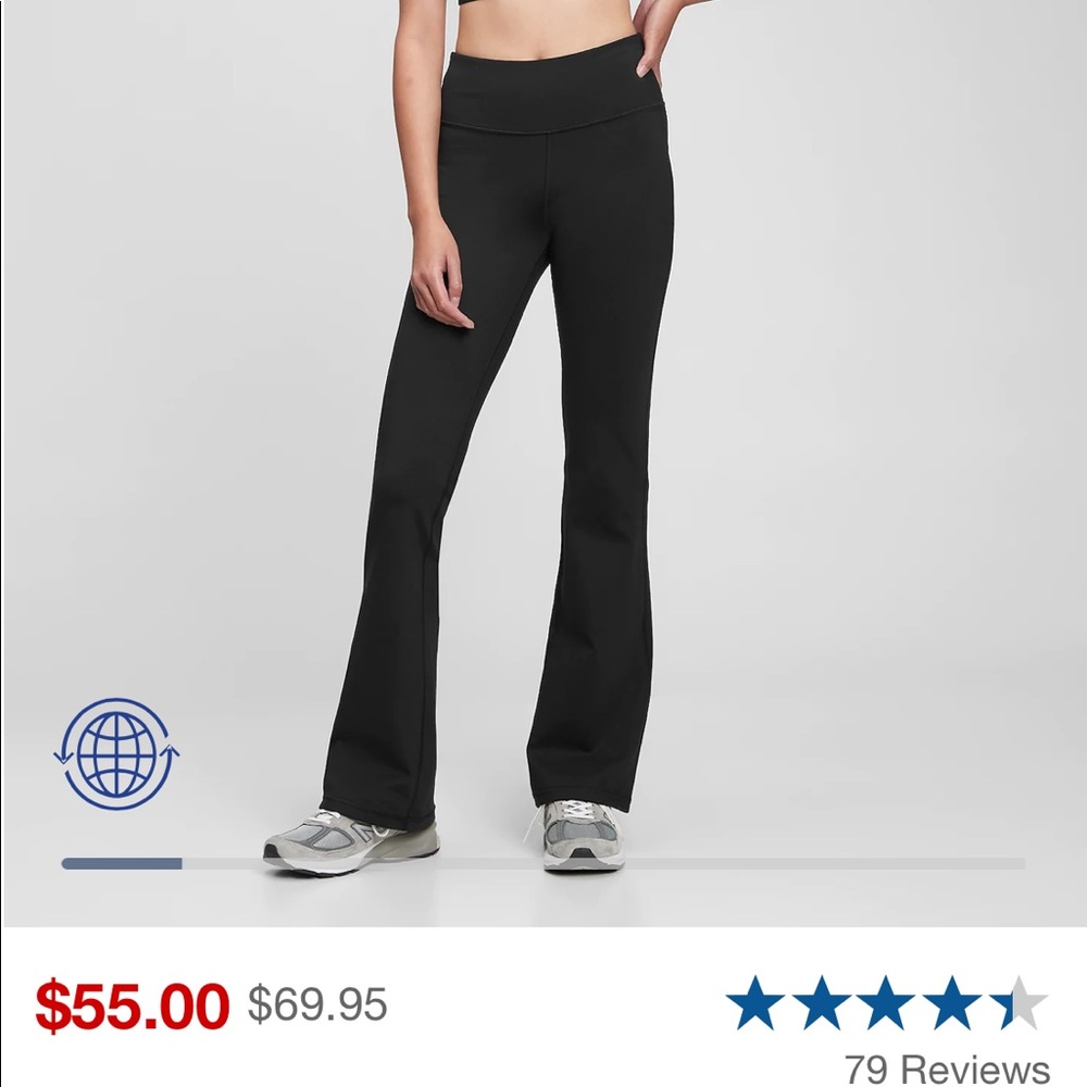 gap flare leggings